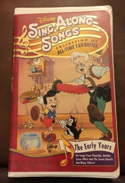 Disney Sing Along Songs Sing Along Songs The Early Years Vhs Images And Photos Finder