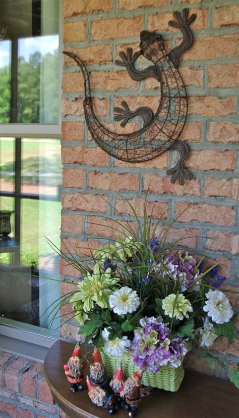 The humble garden fence, our gardens have them but we neglect them.yes we may paint or stain them but do we decorate? outdoor decor wall - Google Search | Exterior wall art ...