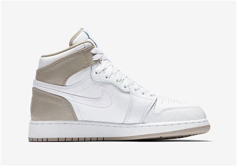 Air Jordan 1 Mid Linen Gs 332148 116