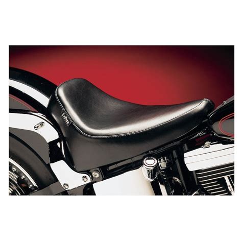 I have the mustang low profile on it, but damn its hard as a rock. Le Pera Silhouette Deluxe Solo Seat For Harley Softail ...