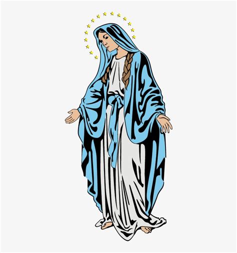 Virgin Mary Stock Vector Illustration Of Apparition