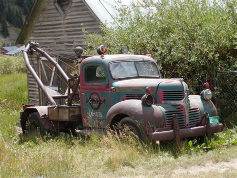 Vintage Tow Truck Tow Truck Trucks Dodge Trucks