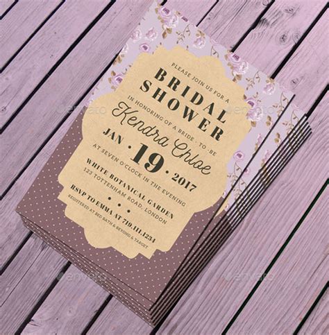 Free Printable Bridal Shower Invites