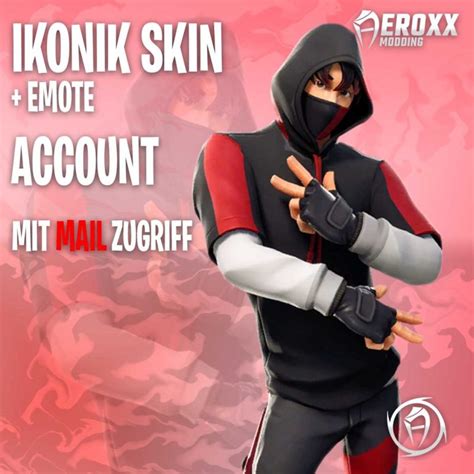 Fortnite Ikonik Skin Account Und Weiteren Skins Aeroxx Modding