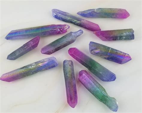 1pcs Rainbow Natural Quartz Crystal Shard Raw Quartz Crystal Etsy