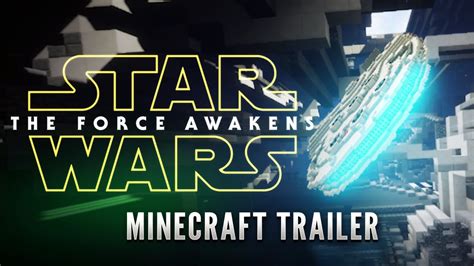 Star wars 7 the force awakens | teaser trailer #2 (2015) official movie hd subscribe to xboxviewtv game trailers. STAR WARS EPISODE 7 TRAILER in MINECRAFT - YouTube