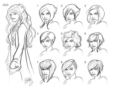 Female hair styles by naschi on deviantart. Female Hairstyles Drawing at GetDrawings.com | Free for ...