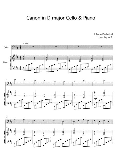 Canon In D Piano Sheet Music Free Printable Canon In D Beginner Piano