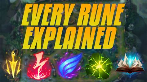 The Only Runes Video You Need Season 10 Runes Every Rune Explained