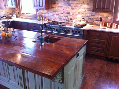 The countertop company 20 years in business. Concrete countertop to look like wood | Countertops ...
