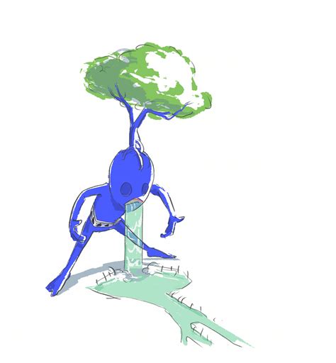 What If Pikmin Grew Into Trees Shigeru Miyamoto Nintendo Art Drawing