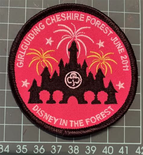 Disney In The Forest Badge Patch Girlguiding Guides Sew On Camp Blanket