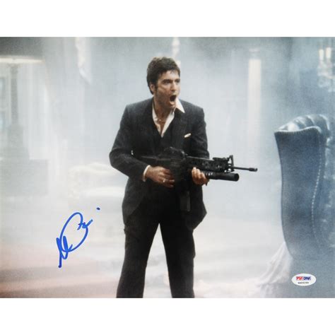 Al Pacino Signed Scarface 11x14 Photo Psa Coa Pristine Auction
