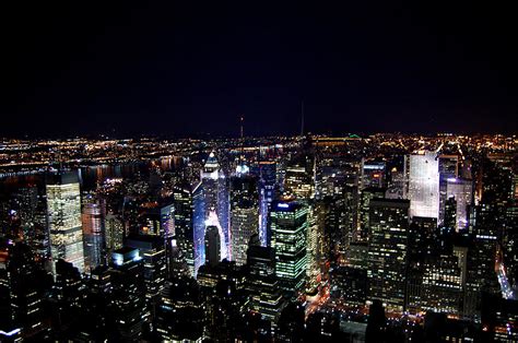 New York Lights Photograph By Simon Clare