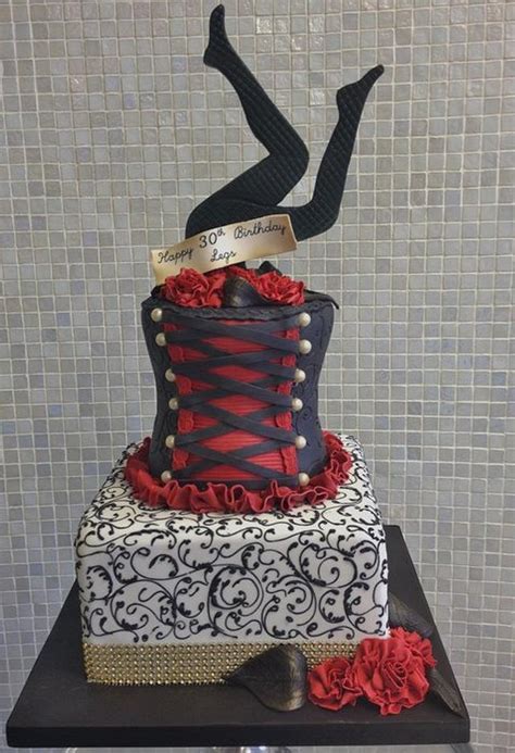 burlesque birthday cake cake by over the top cakes cakesdecor
