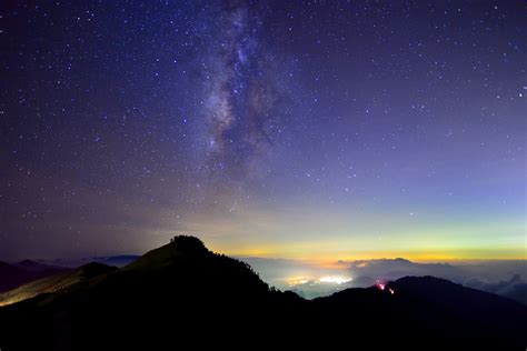 Milky Way At Mt Hehuan 合歡山銀河 Milky Way Natural Landmarks Nature