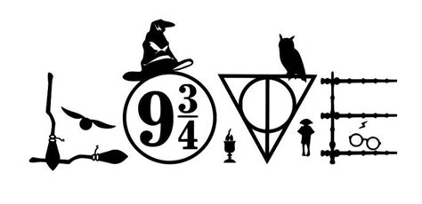 harry Potter inpired Love svg in 2020 | Harry potter silhouette, Harry