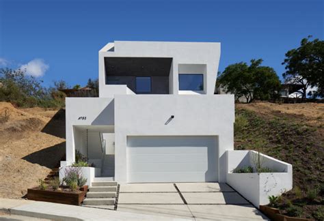 Slice And Fold House Contemporary House Exterior Los Angeles By