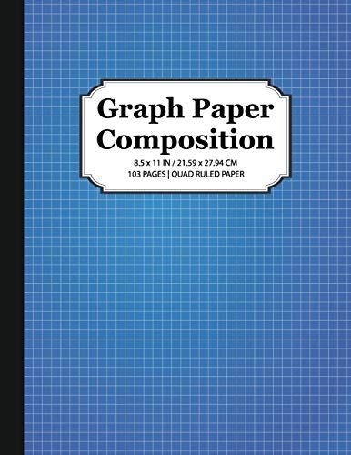 Graph Paper Composition Notebook Quad Ruled 5x5 Grid Paper For Math