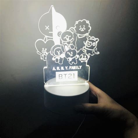 Bt21 X Night Light Bts Official Merch Bts Merchandise