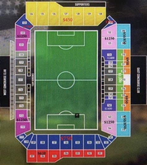 New Crew Stadium Pricing And Seating Map Rmls