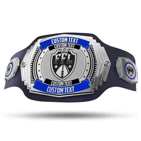 Custom Fantasy Football Championship Belt 6lb Title Belts