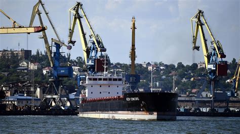 As West Blames Moscow For ‘food Crisis Ships Sail From Mariupol With Moscows Help While