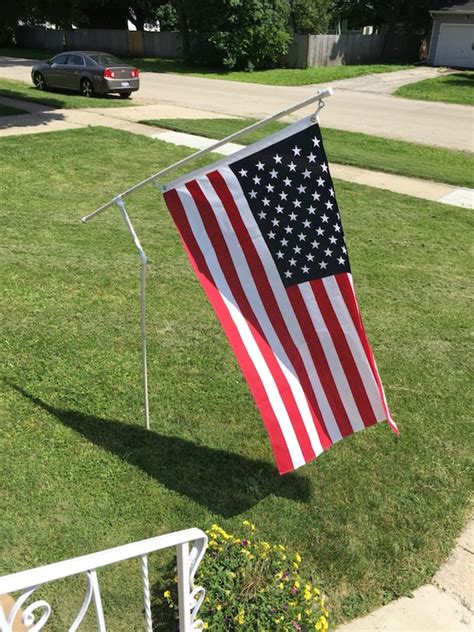 Rotating Pvc Flag Pole Includes Flag And By Morganicsurbanshop