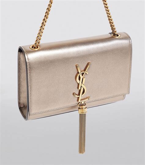 Metallic Small Kate Tassel Shoulder Bag Saint Laurent Glamhub