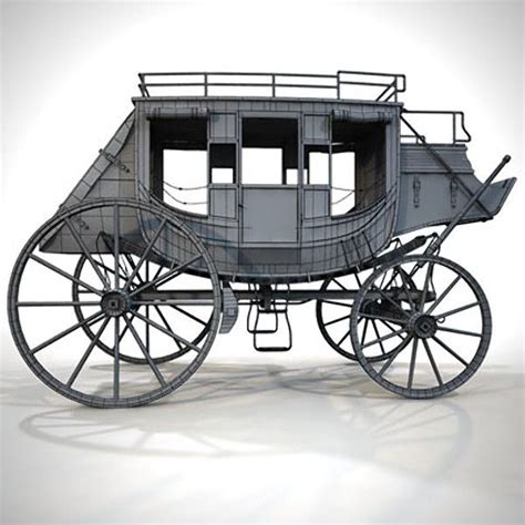 Stagecoach Coach 3d Model Stagecoach 02 By 3drivers By 3drivers