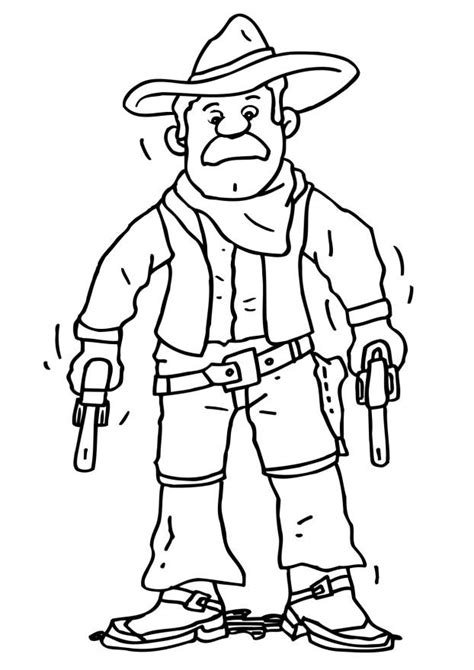 Coloring pages for cowboy are available below. Free Printable Cowboy Coloring Pages For Kids