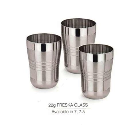 Stainless Steel Glass At Best Price In Mumbai By Shaily Steel Centre
