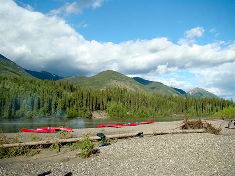 Teslin River Kanutour Und Yukon Alaska Reise