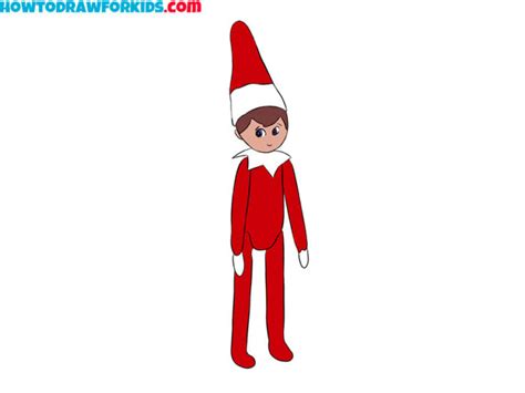 How To Draw Elf On The Shelf Easy Drawing Tutorial For Kids