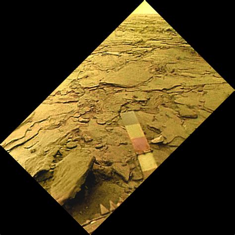 Venera View Of The Surface Of Venus The Planetary Society