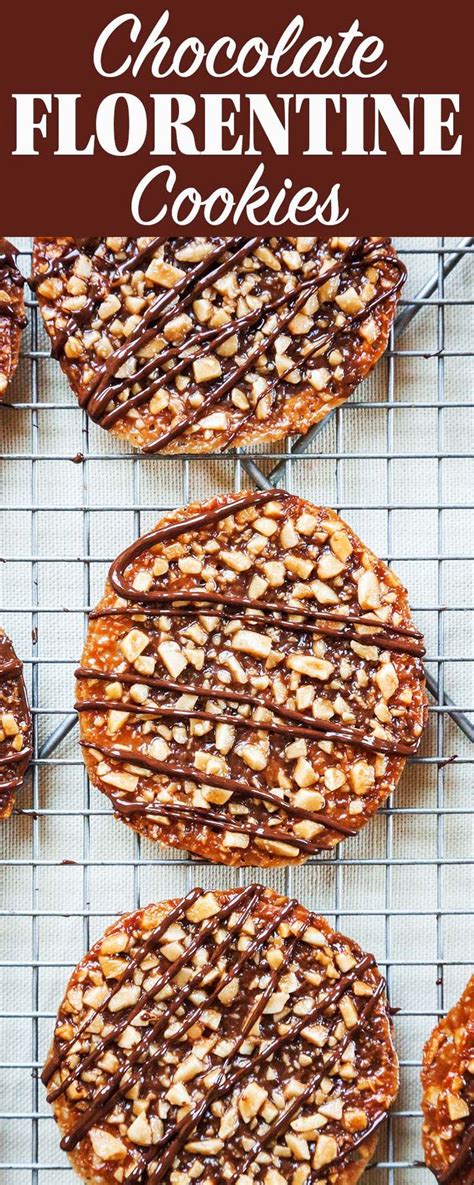 Traditional florentines are made from sugar, honey, nuts, seeds, spice and candied fruit. Chocolate Florentine Cookies | Recipe | Florentine cookies ...