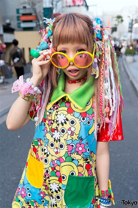 Kawaii 90884 Dress Colorful Hair And Dress N Dazzle Donut Watch In Harajuku
