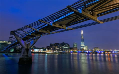 The millennium bridge was the first new bridge to be built over the thames in london for more than 100 years. Millennium Bridge wallpaper - World wallpapers - #46756