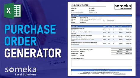 A purchase order is an official document issued by a buyer committing to pay the seller for the sale of specific products or services to be delivered in the how is a purchase order used? Purchase Order Template - Excel PO Generator & Tracker Tool