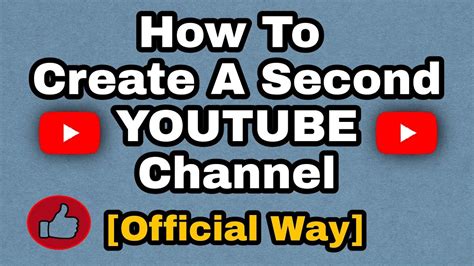 How To Create Two Youtube Channels With Same Email Make A Second