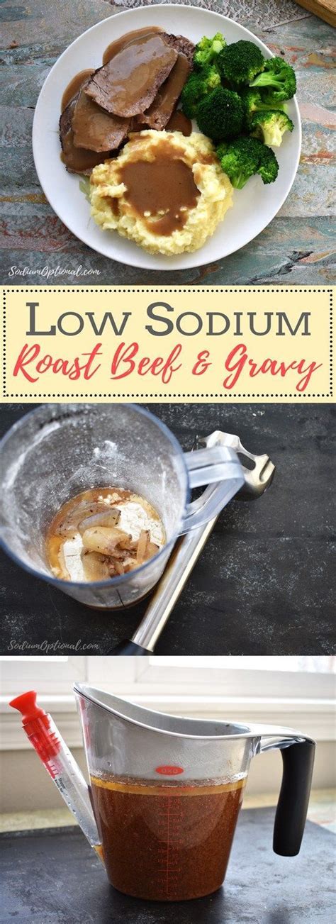 Mix all ingredients together except for the vegetable juice. Low Sodium Roast Beef & Gravy | Recipe | Low sodium snacks ...