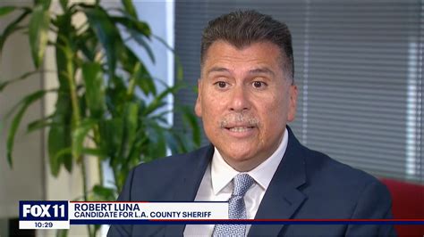 Fox 11 Interview Robert Luna In Race For La County Sheriff