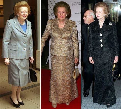a look back at margaret thatcher s signature style hello
