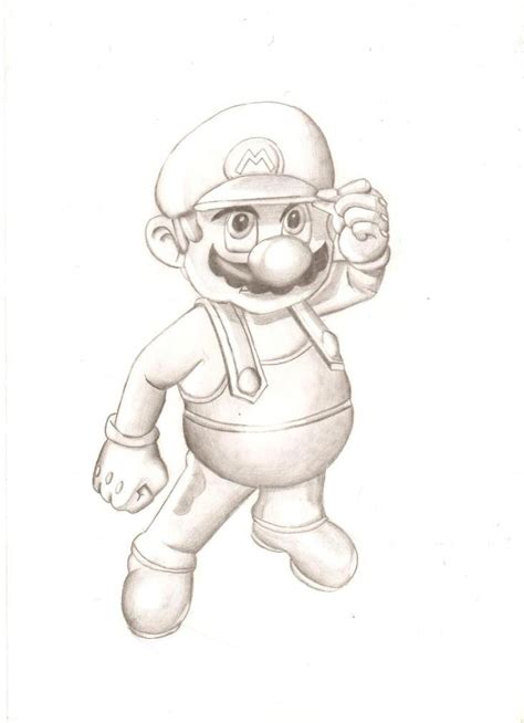 New Super Mario Drawing By Nindo64 On Deviantart