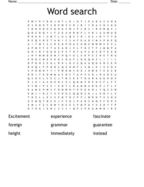 Word Search Wordmint