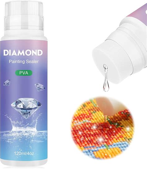 Naimoer Diamond Painting Sealer 120ml Diy Diamond Painting Glue Art
