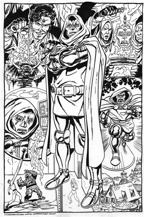 Doctor Doom By John Byrne Marvel Comics Art John Byrne Marvel Villains