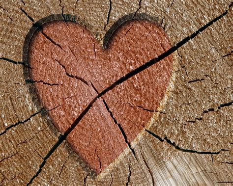 Wooden Love Heart 483342 : Wallpapers13.com