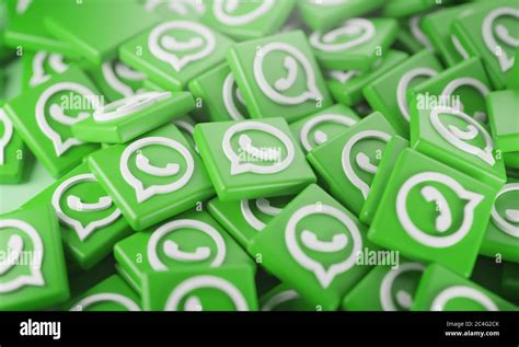 Whatsapp 3d Logo Hi Res Stock Photography And Images Alamy