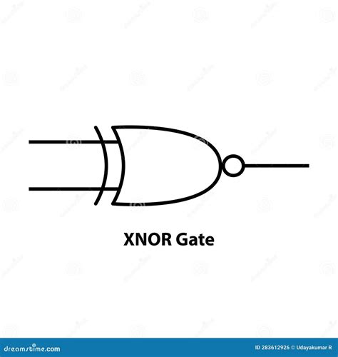 Xnor Gate Electronic Symbol Of Open Switch Illustration Of Basic